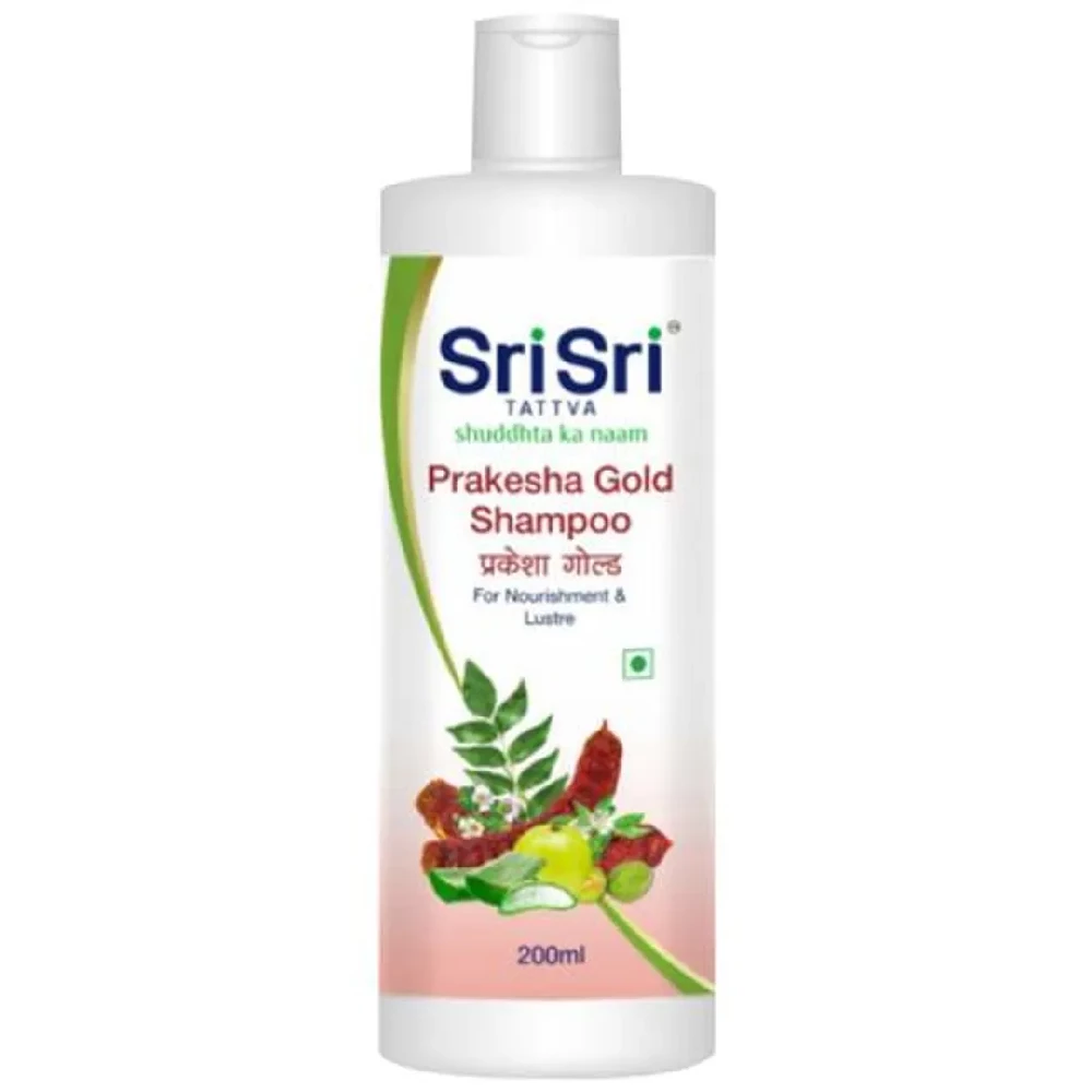 Sri Sri Tattva Prakesha Gold Shampoo - For Nourishment & Lustre, 200 ml-1.webp